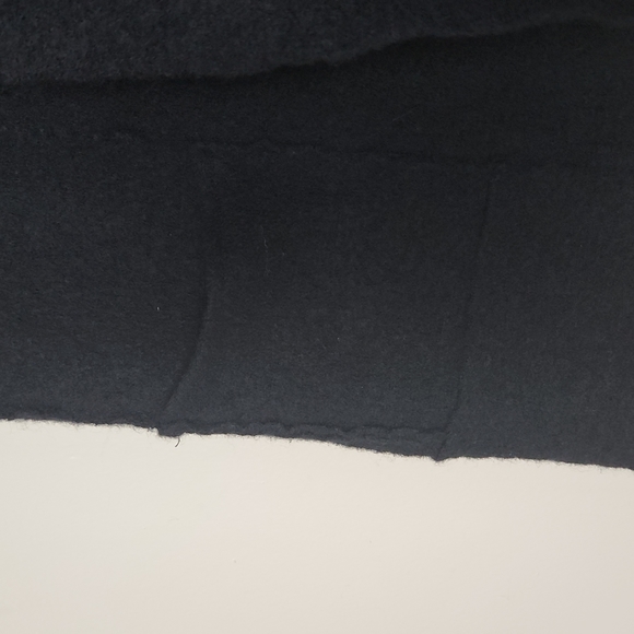 Nannette Lepore 100% Extra Fine Merino Wool Black Vest w/ 2 Front Pockets - Picture 3 of 5